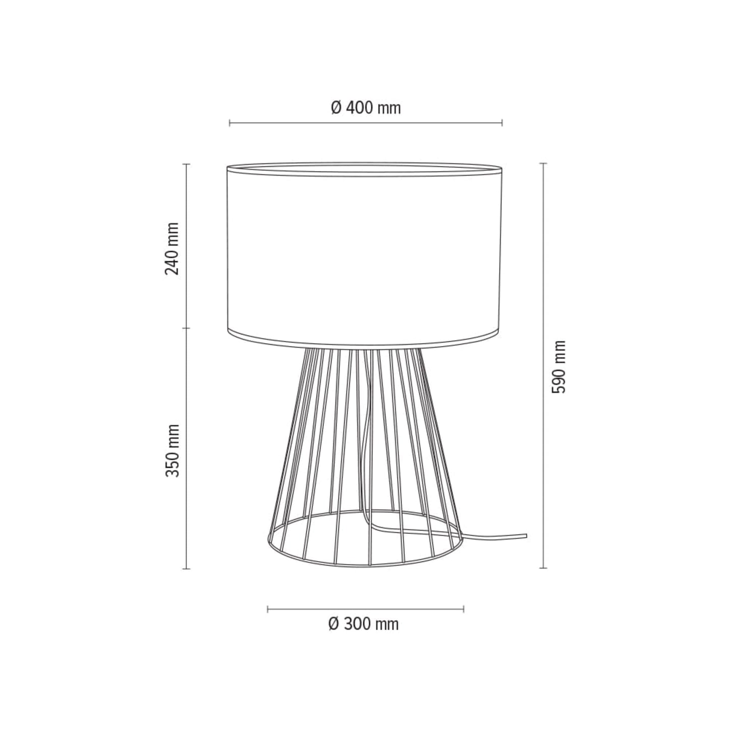 Noir Table Lamp