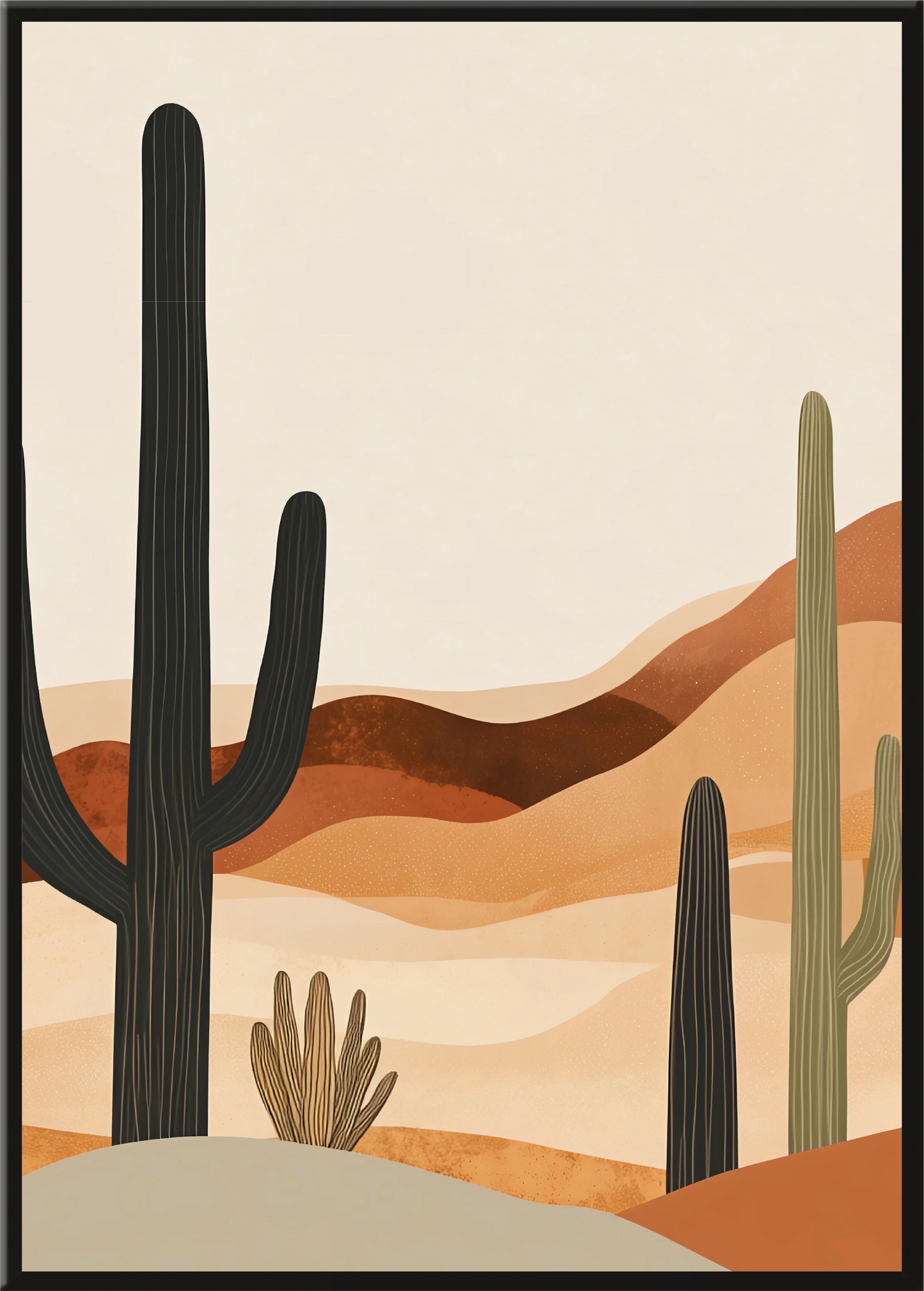 Sunset In The Desert