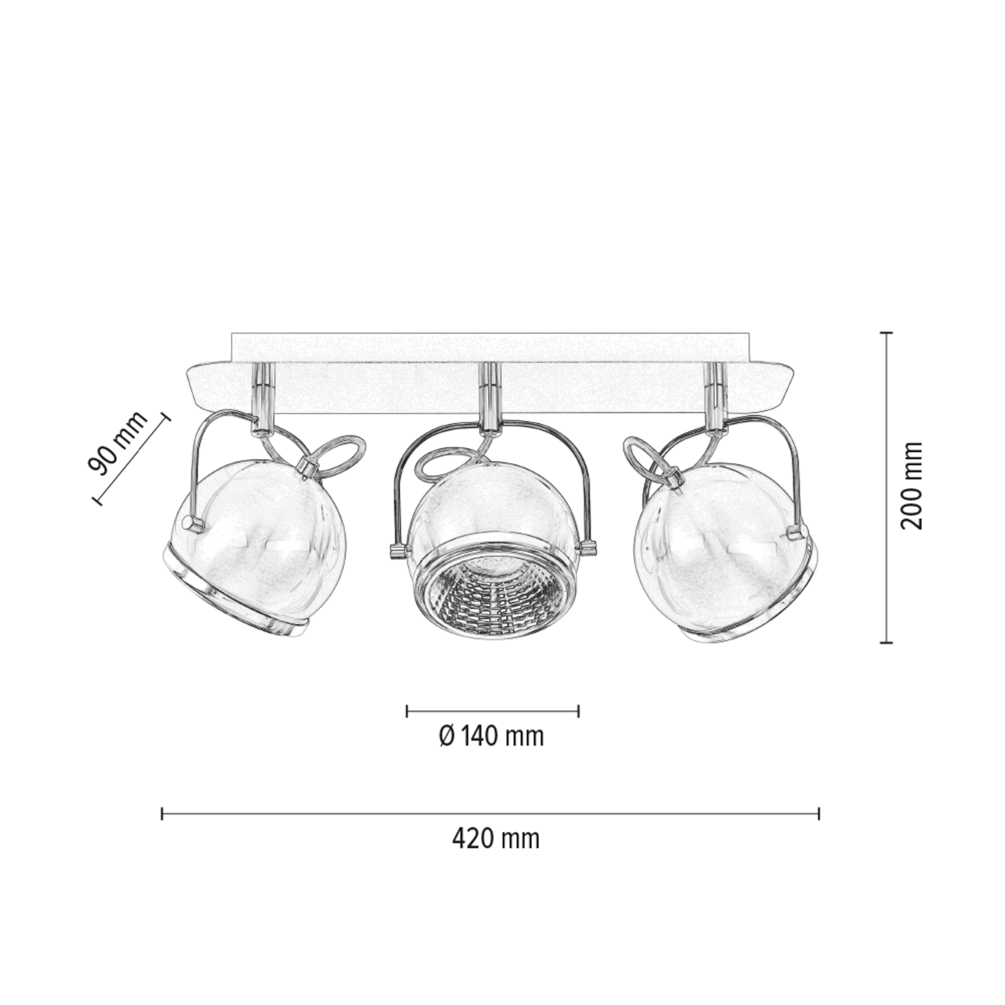Orbit Ceiling Lamp