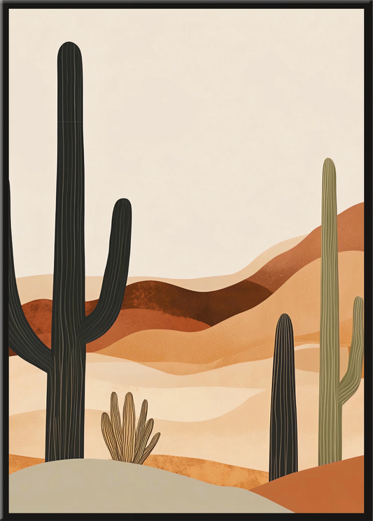 Sunset In The Desert